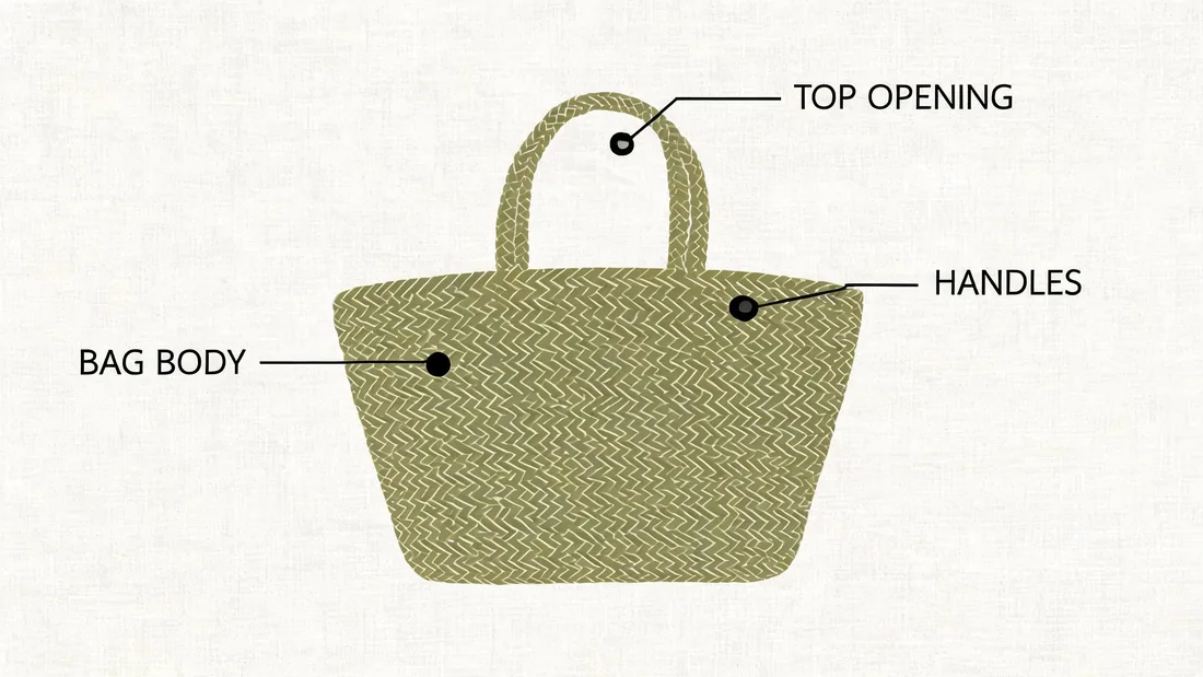 Straw beach bag bulk wholesale product with woven handles