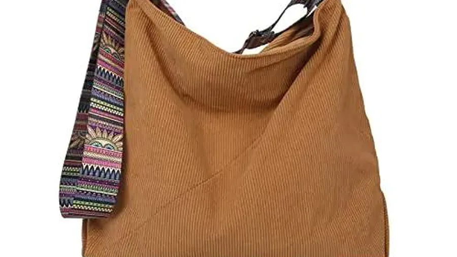 Close-up of embroidery on a custom boat tote bag